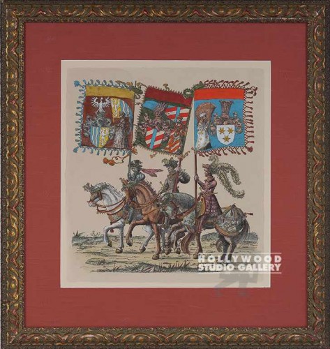 26X24 HERALDRY KNIGHTS/ORNATE
