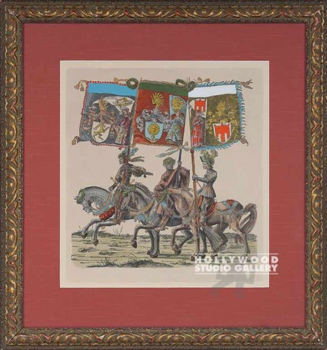 26X24 HERALDRY KNIGHTS/ORNATE