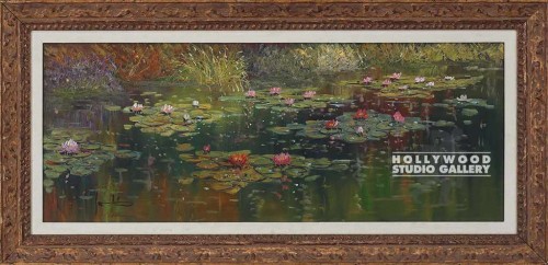 22X46 SOLIS WATERLILLIES CNVS/ORNAT