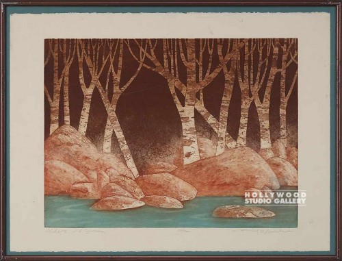 25X33 WHEELER ALDERS-STREAM/BRONZ