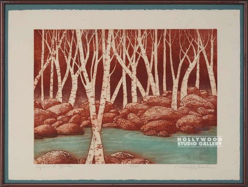 25X32 WHEELER ASPENS-STREAM/BRONZ