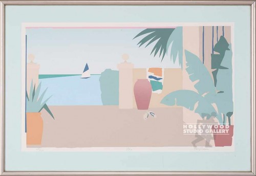 26x37 S/N Patio Print/Blonde