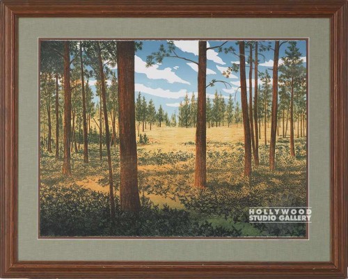 32X39 WHEELER 70`S TREES-"PATH"/OAK