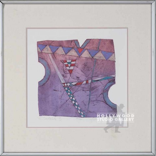 21X21 WHEELER RHODONITE 3-ABST/SLVR
