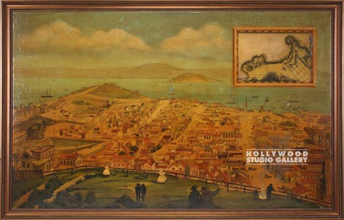 56x86 San Francisco Harbor Painting