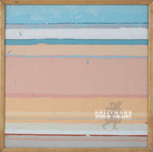 19x19" 80S PRINT / HORIZONTAL STRIPES