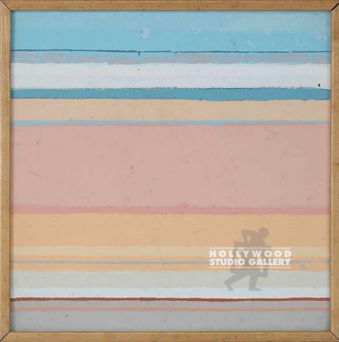 19x19" 80S PRINT / HORIZONTAL STRIPES