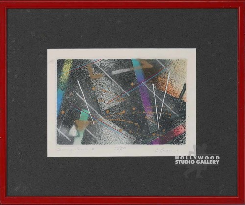 15X18 RUANE 80`S SWING ABSTR/ RED