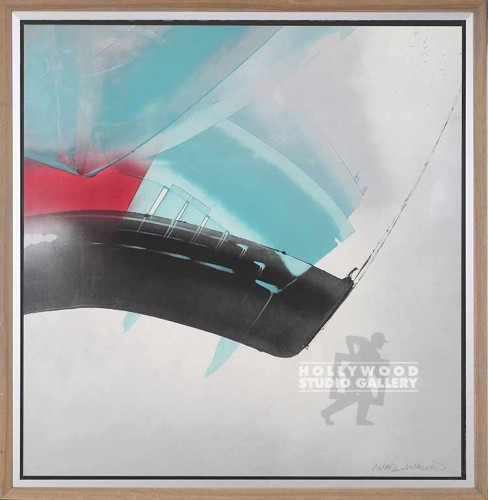 46X44 DRUILLIARD 80`S TURQ-GRAY-RED