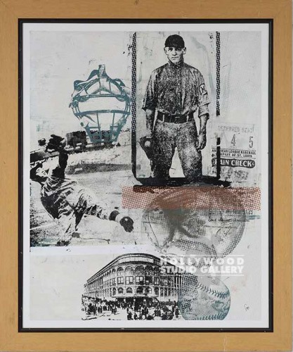 36X30 HALL ORIG.BASEBALL COLLAGE/LT