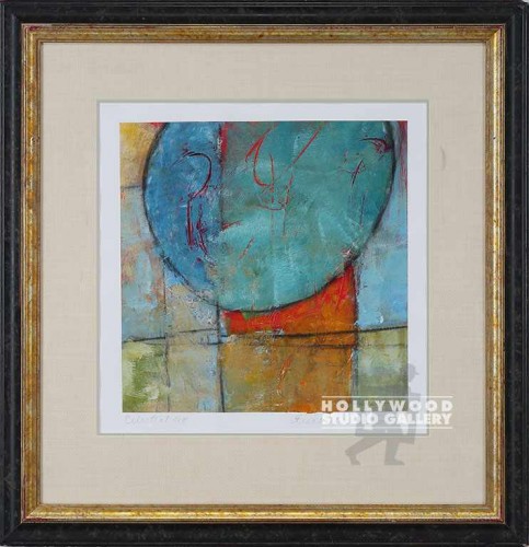 34X33 FISCHER CELES.#128 ABSTRACT