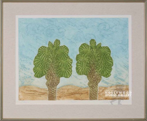 26X32 WHEELER OASIS-80`S 2PALMS/GLD