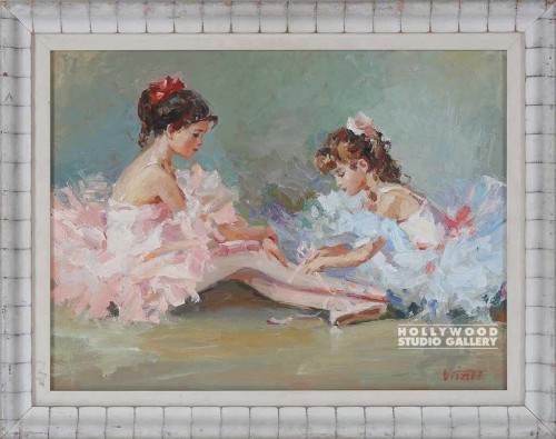 15X19 VITALI ORIG.2 BALLERINAS/WHT
