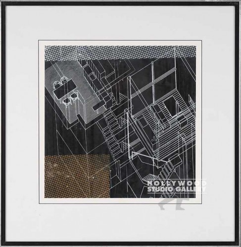 26X26 HALL VIEWS 4-B/W ARCHIT`L/MTL