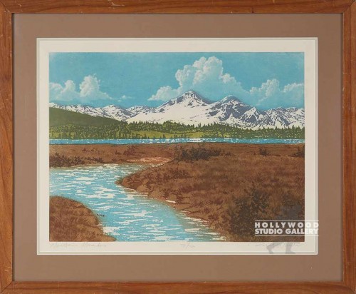 28X33 WHEELER MTN.MEADOW ETCH/WD