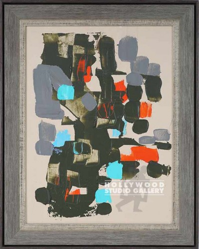 30X24 DIERS TURQ-GRAY-ORNG/DBL GRAY