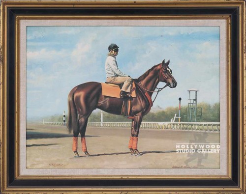 22x27 "AFFIRMED" HORSE/RIDER PRINT