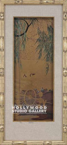 29X13 TRAD JAPAN` TREES/GOLD BAMBOO