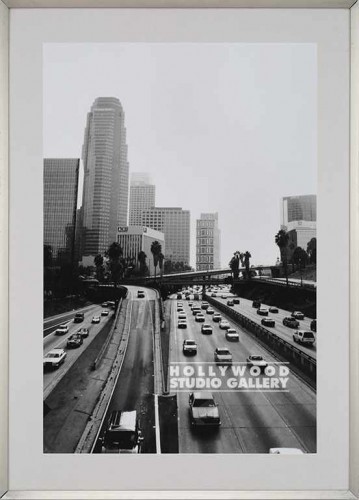 34X24 FOWLER B/W LA ARCHI/FREEWAY
