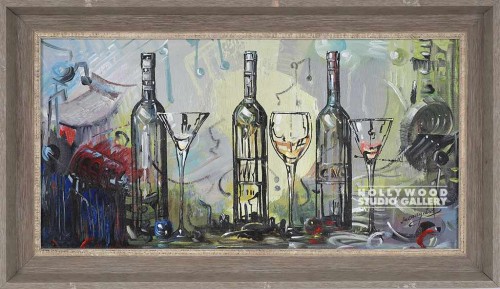 16X28 LUZANQUIS STILLIF-BOTTLES/GRY