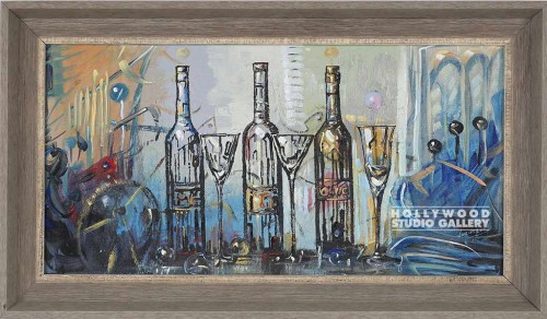 16X28 LUZANQUIS STILLIF-BOTTLES/GRY