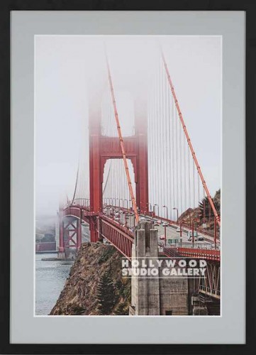 39X28 WERDER G.GATE BRIDGE,FOG/BLK