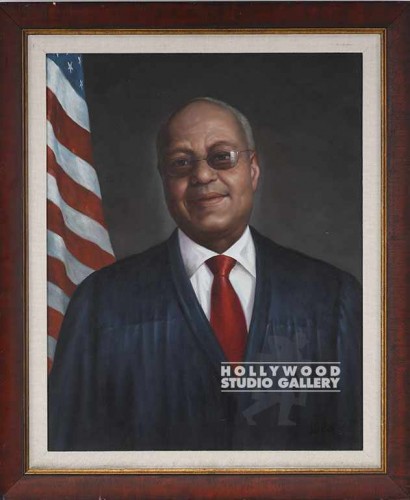 37X31 AFRO-AMERICAN JUDGE-FLAG/TRAD