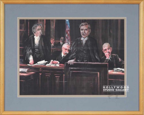 29x35 4 Judges/Legal/Gold Frame