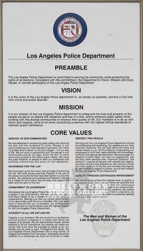 30X17 LAPD PREAMBLEVISIONMISSION