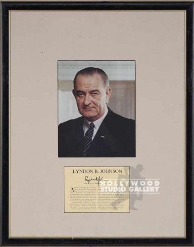 26X21 LYNDON B.JOHNSON/PRT&BIO