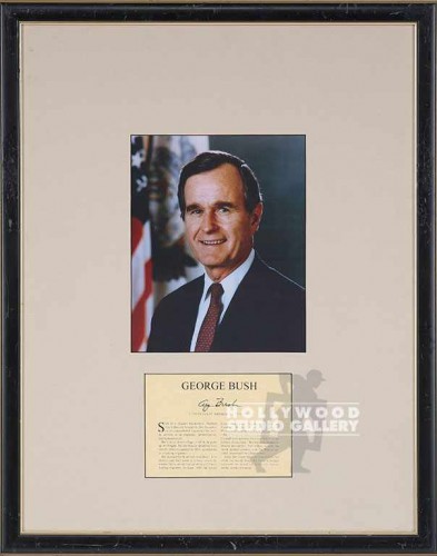 26X21 GEORGE BUSH/PORT& BIO
