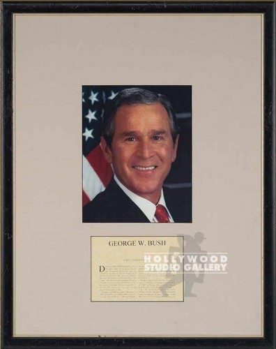 26X20 GEORGE W. BUSH PORT./BIO