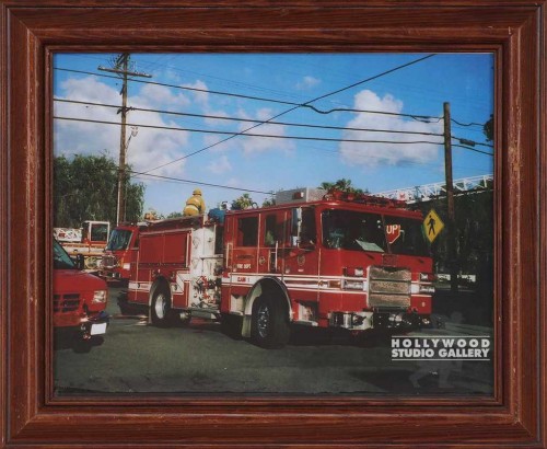 14X17 FIRE ENGINE E77/JJ/BRWN FRM