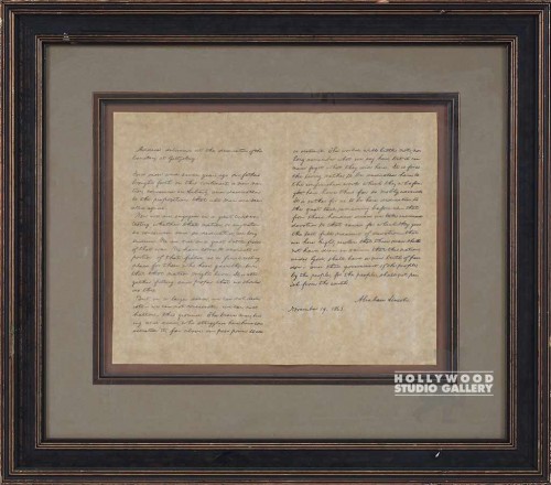 19X22 GETTYSBRG ADDRSS-PARCH/FORMAL
