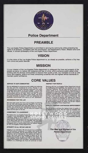 31X18 POLICE DEPT.MISSION STATEMENT