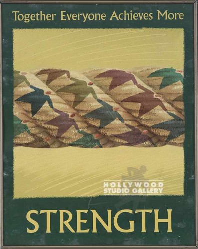 16X20 TEAM STRENGTH MOTIVATIONAL