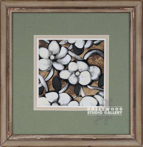 18X18 DAUNCEY YARD 2-RETRO FLORL/LT