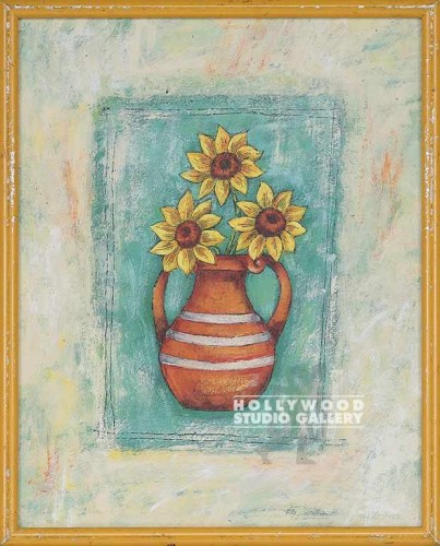 10X8 PHANG STRIPED JUG /YELLOW FRM