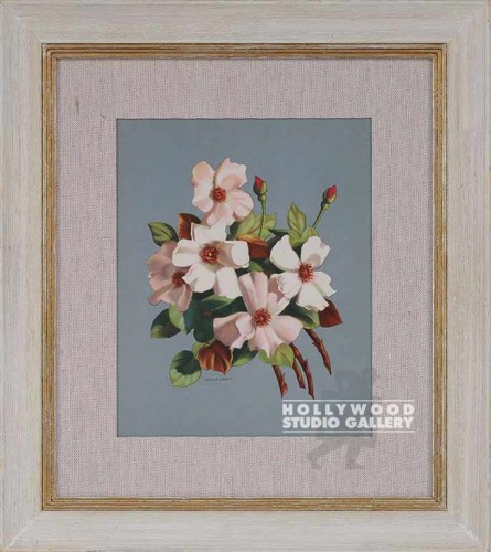 17X15 VINT BOTANICAL/CREAM FRAME