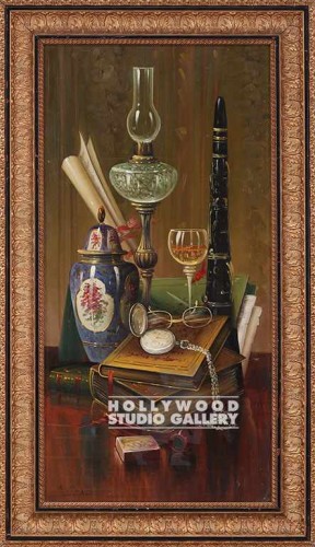 43X25 MICHEL EURO.STILLIFE/ORN.GOLD