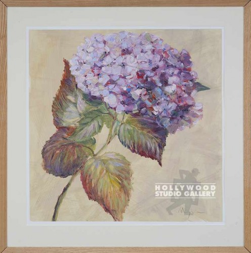 40X39 BURR HYDRANGIA FLORAL/LITE WD