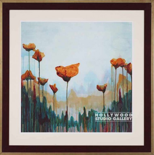 41X41 BURNS POPPY 1-DRIPPY/WD W/GLD