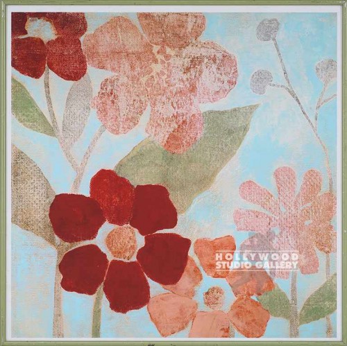 21X21 FOUST TROPICAL I-FLORAL/OLIVE
