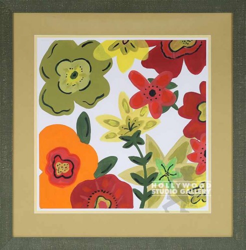 27X26 DENNIS RED MAMBO2-FUN FLORAL