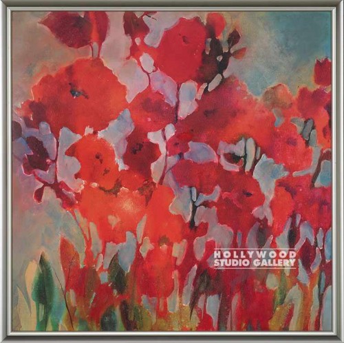 32X32 ABRAMS LES FLEURS-REDS/ALUM