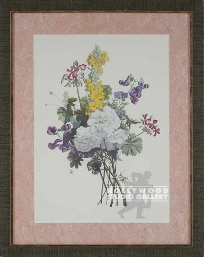 25x21 Floral Bouquet/White Bckgroud