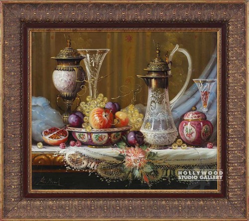 27X31 MICHEL EURO.STILLIFE/ORN.GOLD