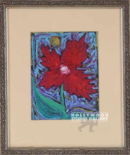 11x9 Camilla Red Flower / SILVR
