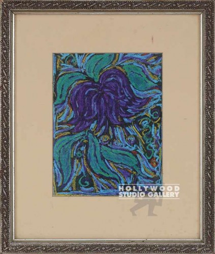 11X9 Camilla Purple Flower / SILVR
