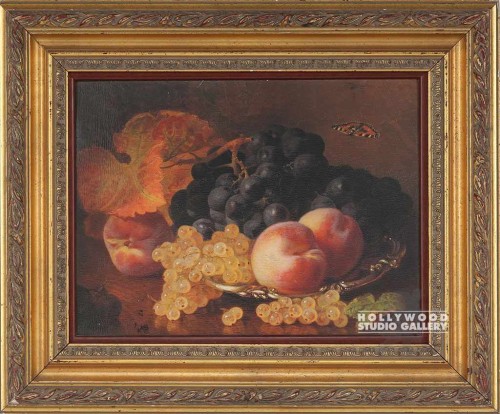 18x22 Stillife w/Peaches/Gold Ornat